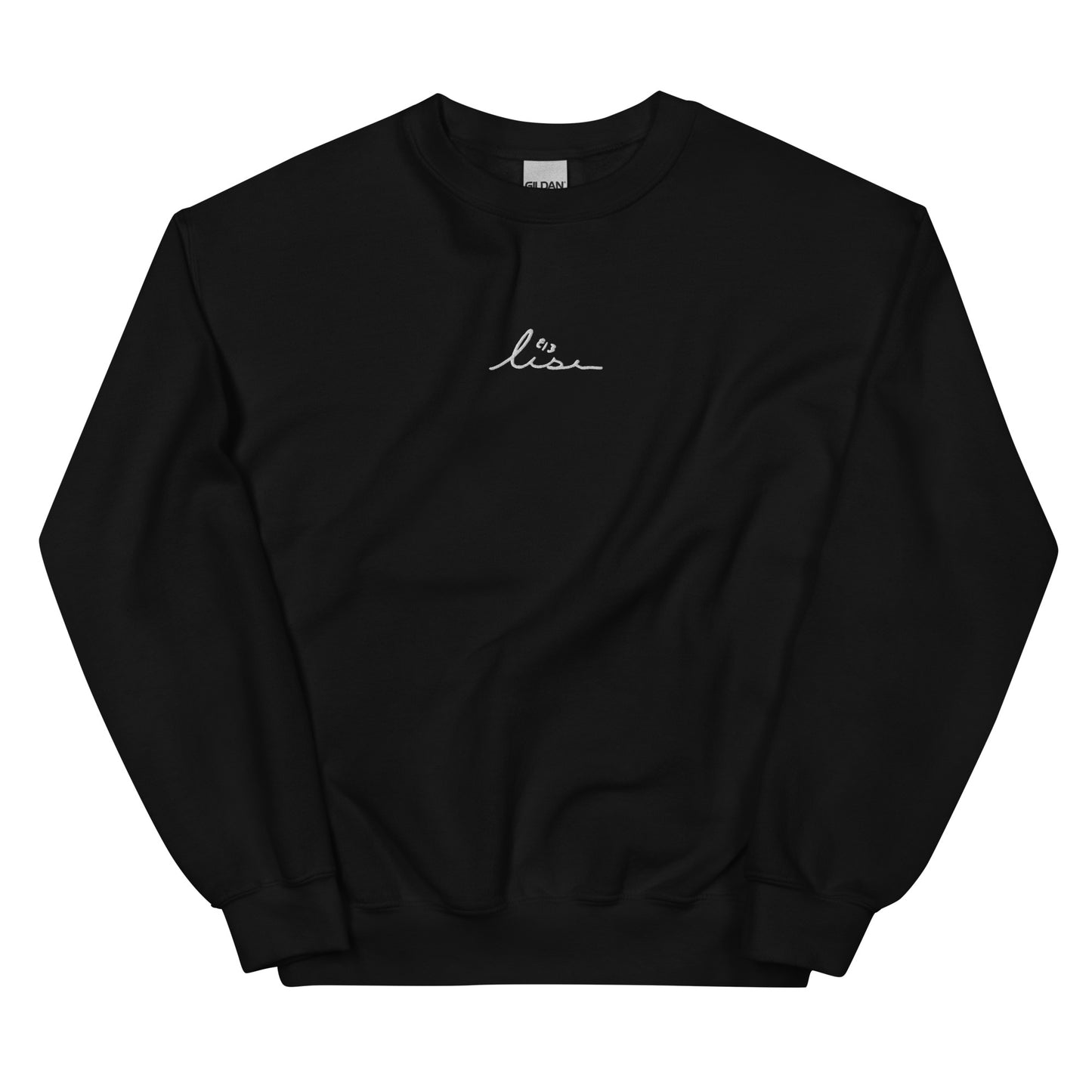 lise butterfly logo crew neck