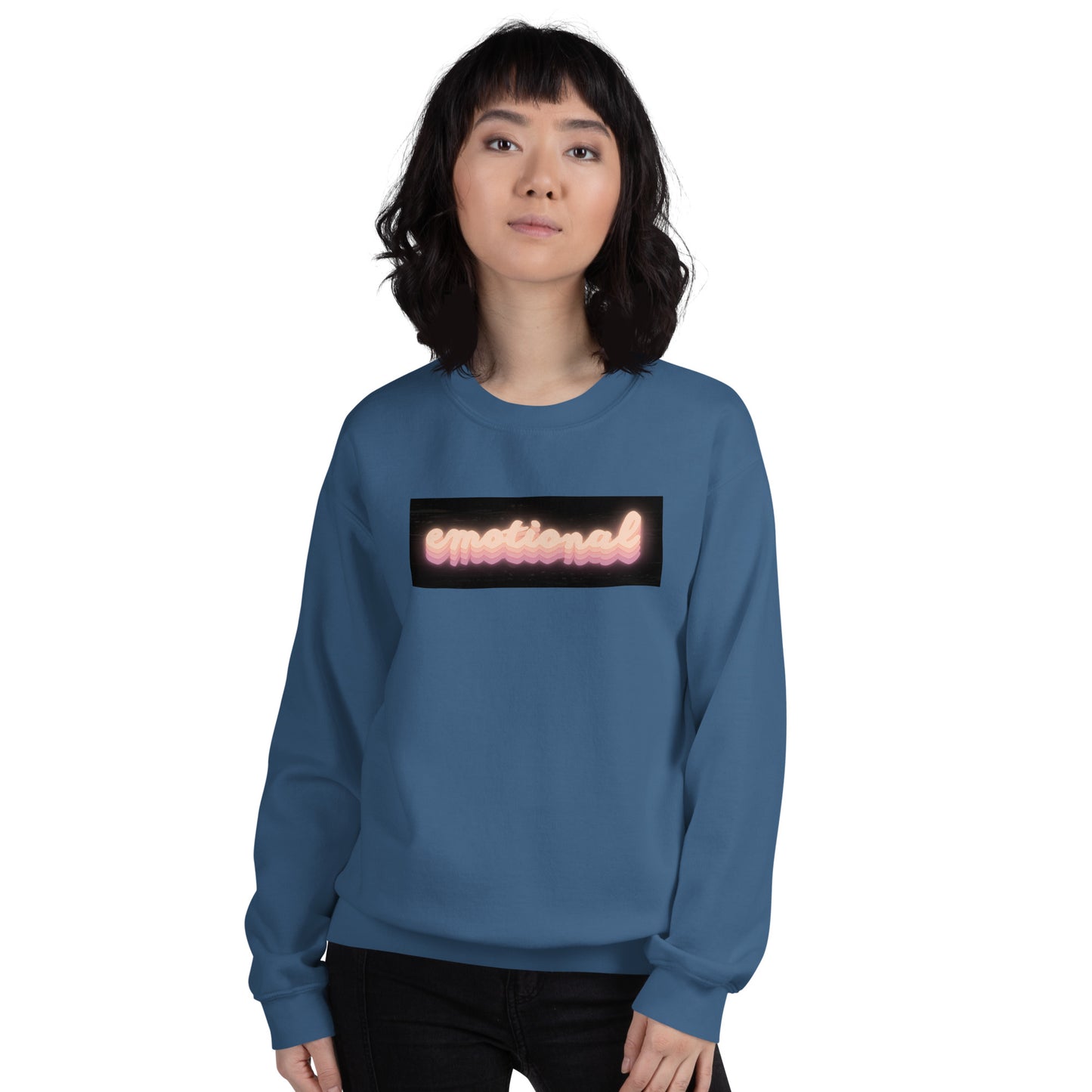 emotional unisex crew neck