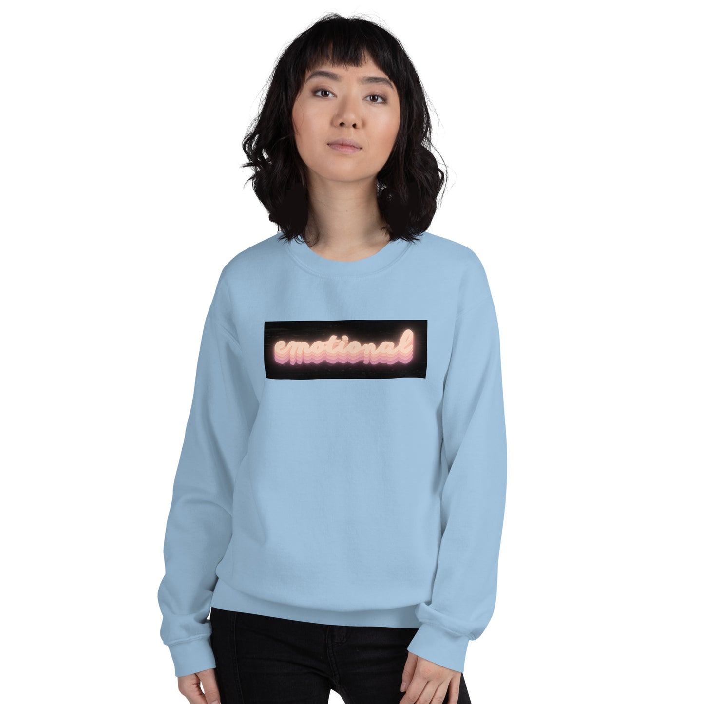 emotional unisex crew neck