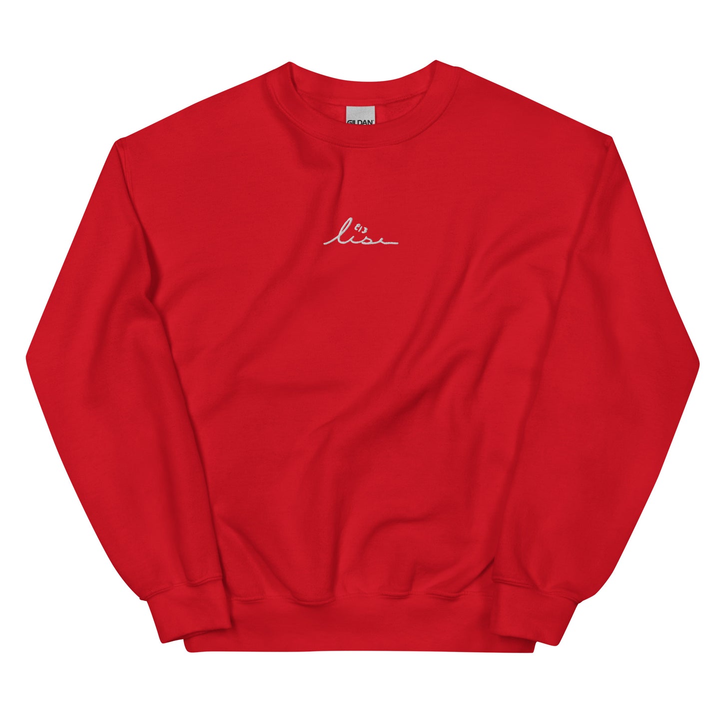 lise butterfly logo crew neck