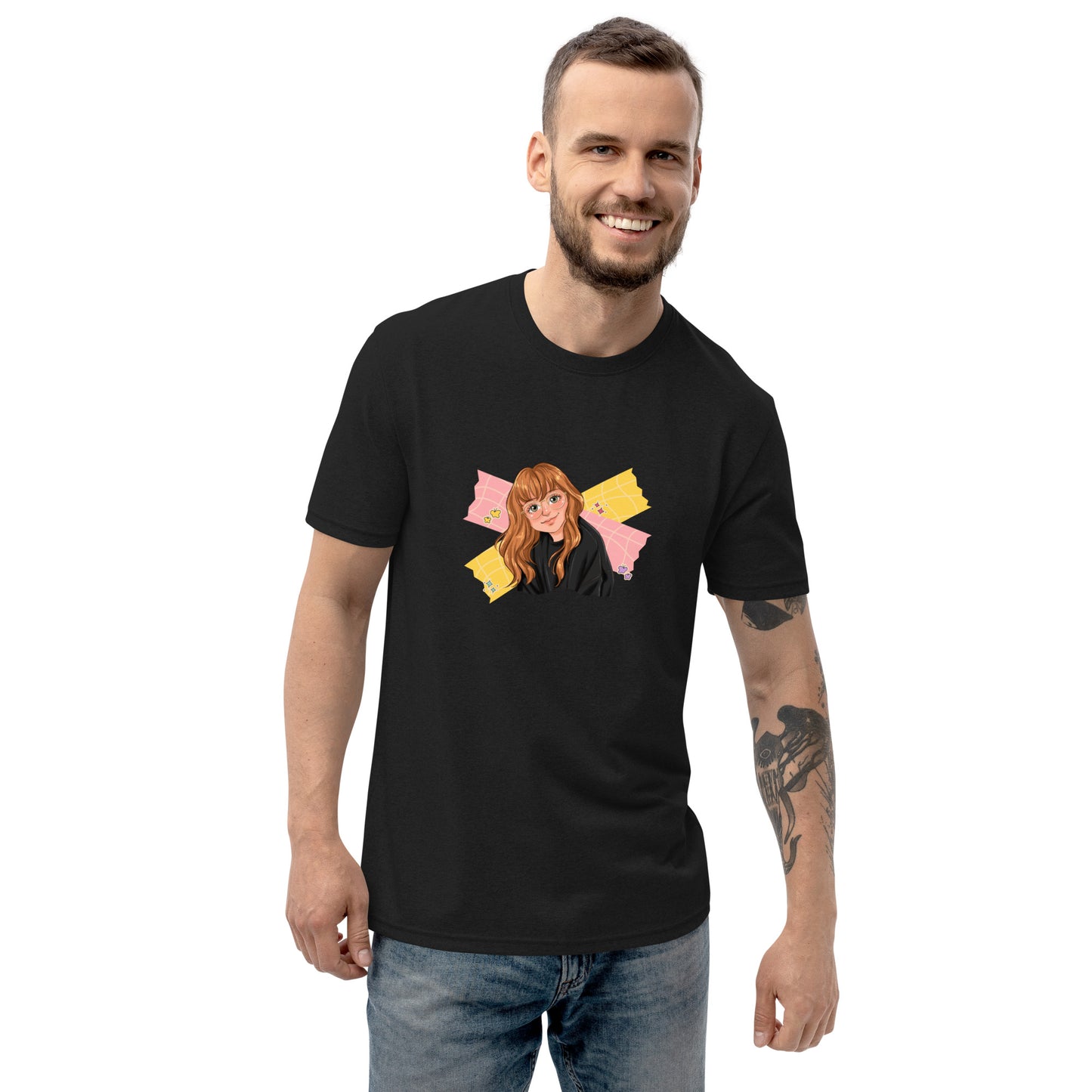 sorry... i'm busy lise cartoon tee