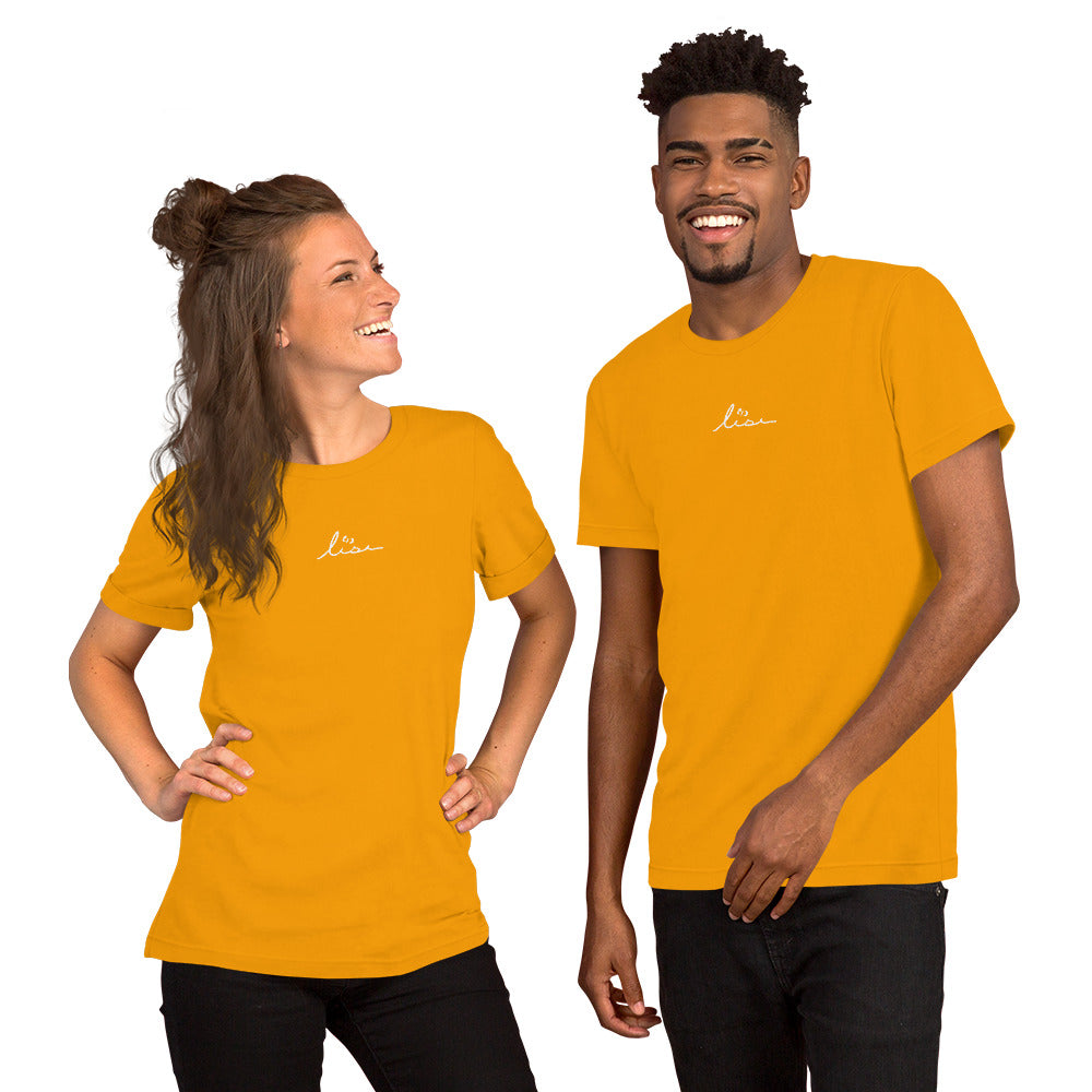 lise butterfly logo unisex tee