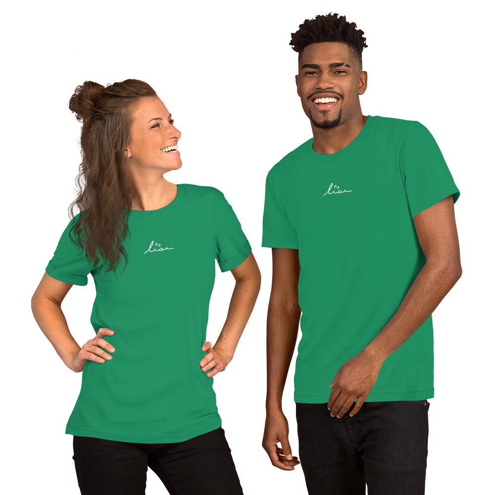 lise butterfly logo unisex tee