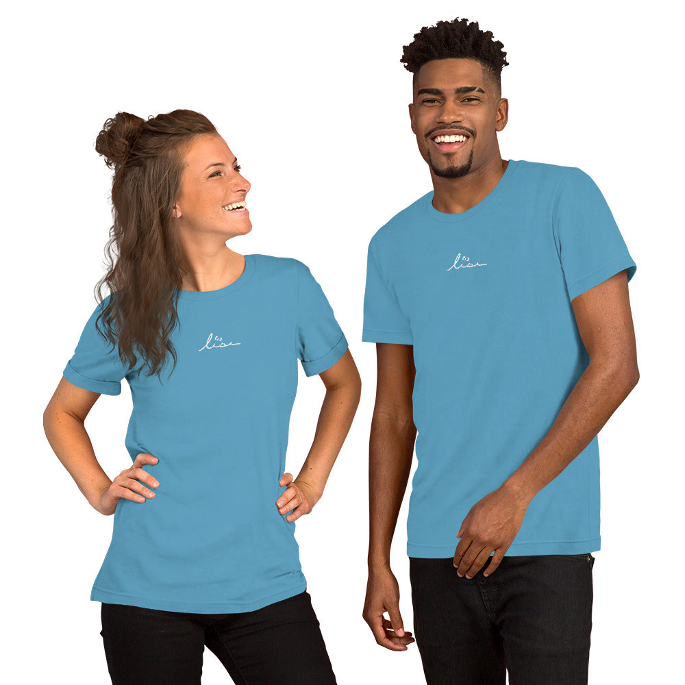 lise butterfly logo unisex tee